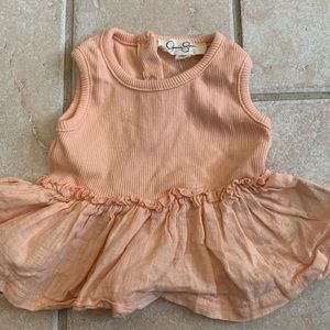✨ LAST CHANCE 5/5/24! Jessica Simpson - adorable  orange sleeveless skirted top
